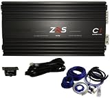Package: Brand New Cadence Zrs-c1 2,250 Watt Rms (4,500w Peak) Competition Mono Car Amplifier with Built in 24 Db Per Octave Crossover, and Advanced Features + Cadence Wk01 Complete 0 Gauge Wire Kit with Rca Cables