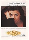 2001 Cecilia Bartoli Rolex Lady Datejust Watch Photo Print Ad