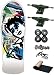 Vision Mark Gonzales White Retro Old School Skateboard Complete New On Sale
