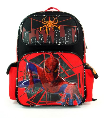 Marvel Spiderman Large Kids School Backpack-Spider Action