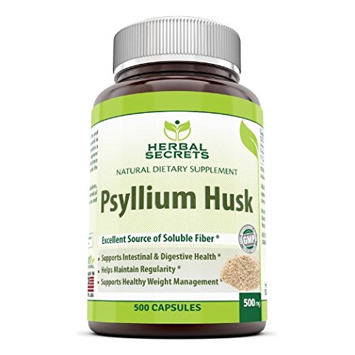 Herbal Secrets Psyllium Husk 500 Mg 500 Capsules Herbal Secrets Psyllium Husk 500 Mg 500 Capsules