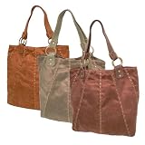 Levi Jeans Double Strap MicroSuede Handbag