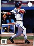 Chipper Jones Autographed/Signed Magazine Page