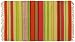 100% Cotton Flat Weave Rug Striped 2 X 3