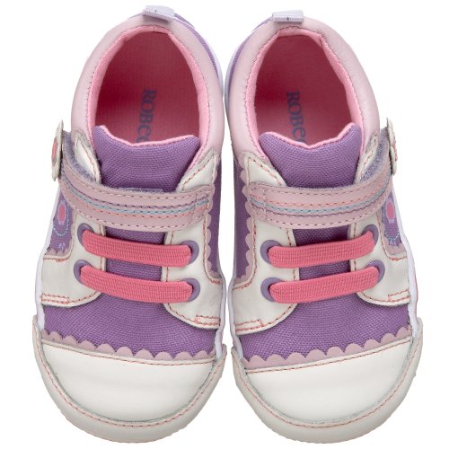 Robeez Infant Toddler Scalloped Flower Sneaker Robeez Infant Toddler Scalloped Flower Sneaker