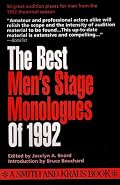 The Best Men's Stage Monologues of 1992 (Best Men's Stage Monologues)