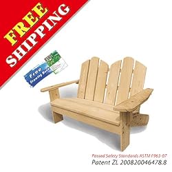 FREE SHIPPING! Lohasrus Kids Bench MM20401 - ASTM F963-07, Unfinished Fir, for ages 2 to 6, free Drawing Book!