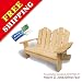 FREE SHIPPING! Lohasrus Kids Bench MM20401 - ASTM F963-07, Unfinished Fir, for ages 2 to 6, free Drawing Book!