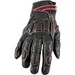 Speed and Strength Kiss 'N Tell 2.0 Women's Leather/Mesh Street Racing Motorcycle Gloves - Black/Black