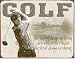 Golf - Best Days Metal Tin Sign