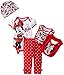 Disney Baby Girls' Minnie Mouse 5 Piece Set Too Cute, Red, 0-6 Months