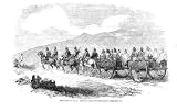 PESHAWUR LAND TRANSPOT TRAIN 1857 INDIA