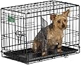 MidWest iCrate Double-Door Folding Metal Dog Crate, 22 Inches by 13 Inches by 16 Inches