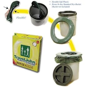 TravelJohn Flexible Commode Seat by