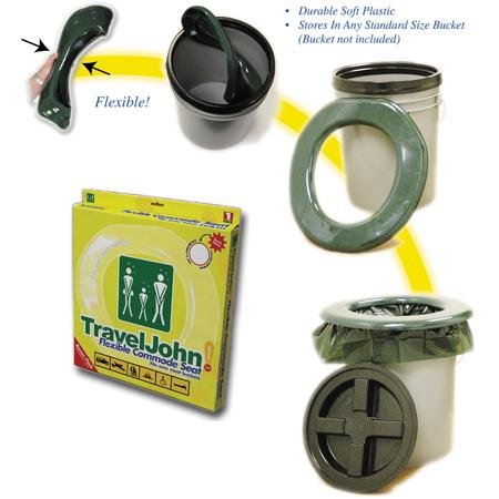 TravelJohn Flexible Commode SeatB0000DCY1J