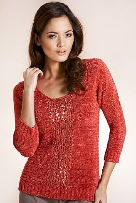Per Una Scoop Neck Tape Knitted Top