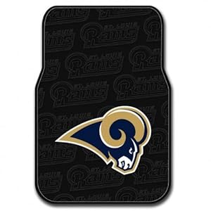 NFL St. Louis Rams Two-Pack Front Car Floor Mat