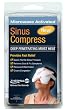 Thermalon Microwave Activated Moist Heat-Cold Sinus Mask for Sinus Pressure, Headaches, TMJ,  5.5 " X 8"