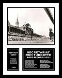 Ron Turcotte Secretariat Horse Racing Framed Photograph Milestone Collage Kentucky Derby Triple Crow