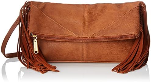 Steve Madden Bwestie Clutch, Cognac, One Size