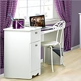 Nexera Dixie Wood Vanity,Student Desk in White