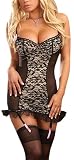 Dreamgirl Women’s Black Bouquet – 5436 img