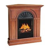 Flametec 940C-38BMW 750-Watt / 1500-Watt 3D Flame Electric Fireplace, Walnut
