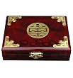Best Simple Gift Ideas Dad Father Boyfriend - Poker Playing Cards in Wood Case w/ Luck Symbol