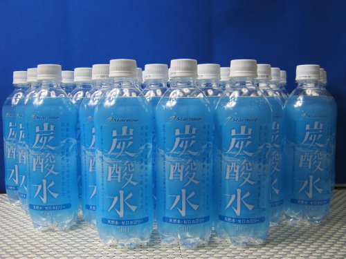 炭酸水500ml24本★Starnine【国産・背振山系雷山名水仕立て】
