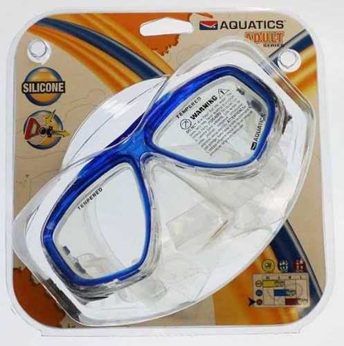 Aqua Lung Aquatics Adult Blue Swimming Snorkel Mask