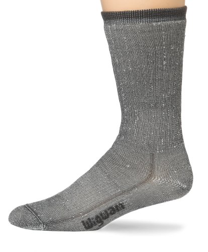 Wigwam Men's Merino Wool Comfort Hiker Crew Length 2-Pack Sock, Charcoal, X-Large