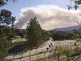 Smoke from Ventura Wildfire, View from Oak View, California Photographic Poster Print by Rich Reid, 16x12