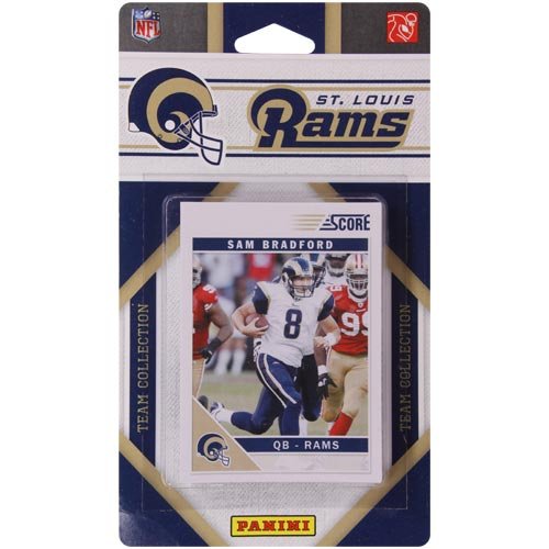 2011 Score St. Louis Rams Factory Sealed 13 Card Team Set. Players Include Steven Jackson, Sam Bradford, Mark Clayton, James Laurinaitis, James Hall, Donnie Avery, Danny Amendola, Chris Long, Brandon Gibson, Austin Pettis, Greg Salas, Lance Kendricks and Robert Quinn.