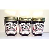 Mrs. Miller's Amish Homemade Loganberry Jam, 8 oz (3 Jars)