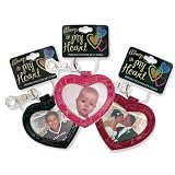 Always in my Heart Photo Holder Keychain