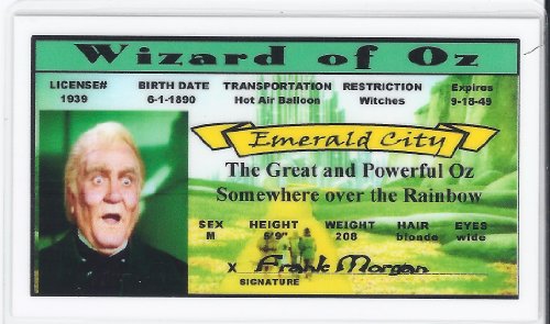 Wizard of Oz Wizard Collector Card