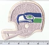 Vintage 1970s Seattle Seahawks 4 1/2"x 4" 2-Bar Helmet Patch Throwback Old Logo (Iron or Sew On) at Amazon.com