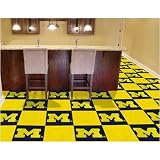 Michigan Wolverines NCAA Team Logo Carpet Tiles