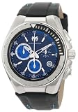 TechnoMarine Men`s 110003L Cruise Steel Leather Strap Watch