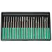 Pro-Quality 20-Piece Diamond-Point Bit Set for Rotary Tool - Glass, Stone, Ceramic