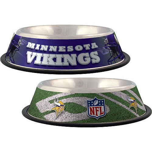 Hunter Minnesota Vikings Pet Bowl