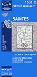Carte de randonnée : Saintes