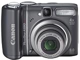  : Canon PowerShot A590 IS Digitalkamera (8 Megapixel, 4-fach opt. Zoom, 2,5" Display, Bildstabilisator) schwarz