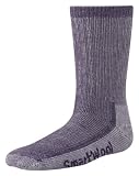 Smartwool Kid's Hiking Medium Crew, Purple size M (Youth shoe size 12-2.5)