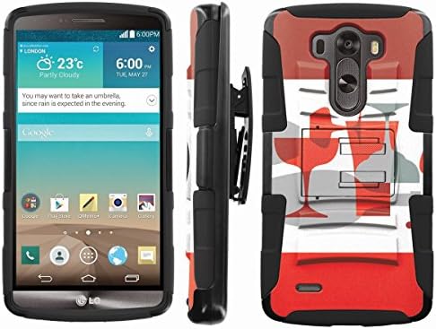 [ArmorXtreme] Rugged Hybrid Combat Armor Dual Layer Design Image Case With Kickstand Belt Holster Case (Bottle) for LG G3