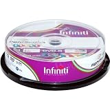 Infiniti LightScribe v2 16x DVD-R 4.7Gb 5 Colour Cakebox (10pk)
