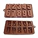 1 X Silicone Number Ice Tray, Candy, Crayon, Soap or Candle Mold