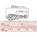 Housweety 20 PCs Charm Pendants Tie Silver Tone 29mmx9mm(1 1/8