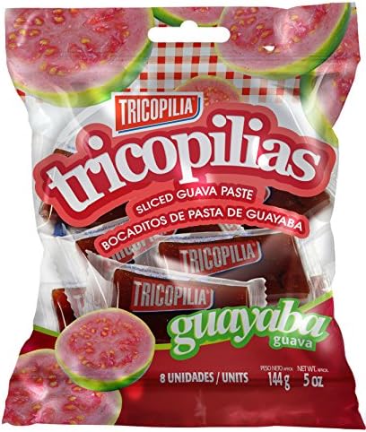 Tricopilia Sliced Guava Paste Snack 5 Ounce (Pack of 12)