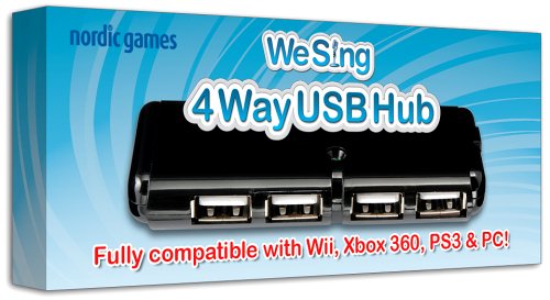 We Sing - Universal USB Hub (Nintendo Wii/PS3/Xbox 360/Windows XP/Vista/7)